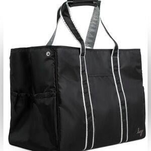 Lug  Rover XL  Tote Bag - NWT Mettalic Black